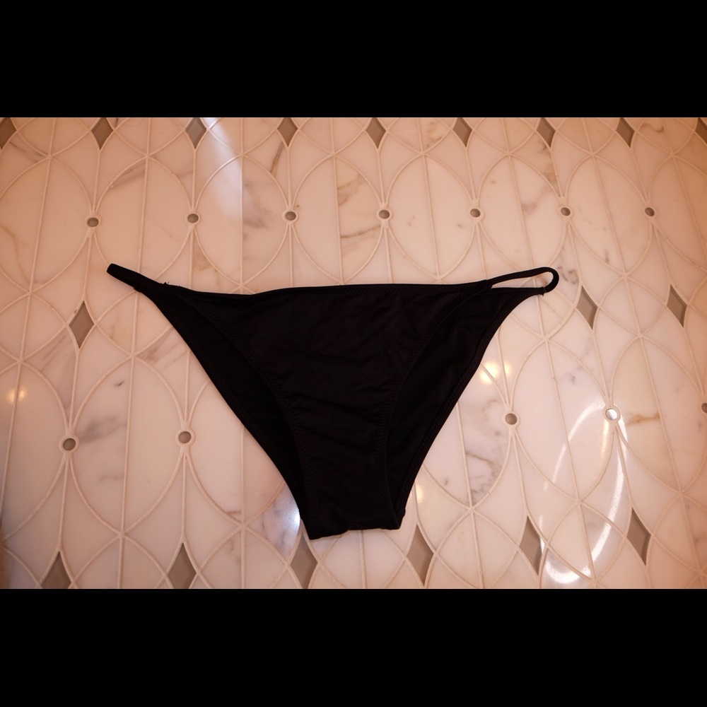H&M black bikini bottom